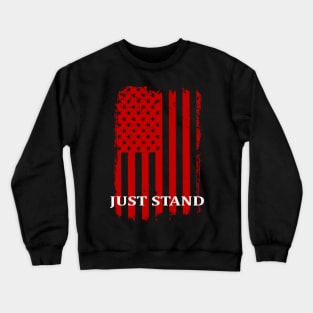 Just Stand American Flag Crewneck Sweatshirt